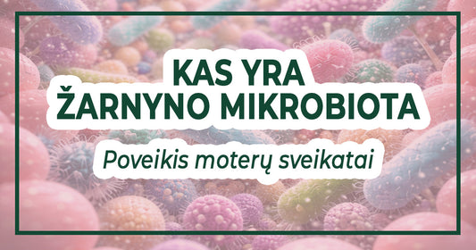 Kas yra žarnyno mikrobiota ir kodėl ji ypač svarbi moterims?